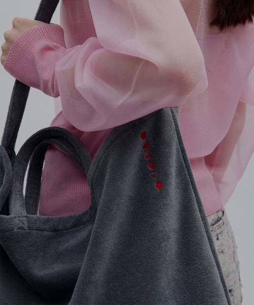 FRUIT OF THE LOOM(フルーツオブザルーム)の「Fruit of the Loom × Ameri FRUIT EMBROIDERY BAG(ショルダーバッグ・レディース・ブルー/グレー/イエロー・FREE)」の4枚目の写真