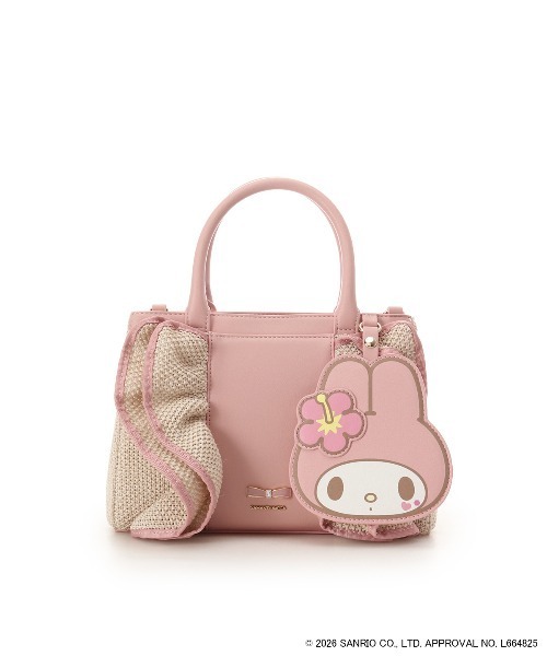 SAMANTHAVEGA(サマンサベガ)の「サンリオキャラクターズコレクション「マイメロディ」 フリルかごバッグ(ハンドバッグ・レディース・ピンク・FREE)」の12枚目の写真