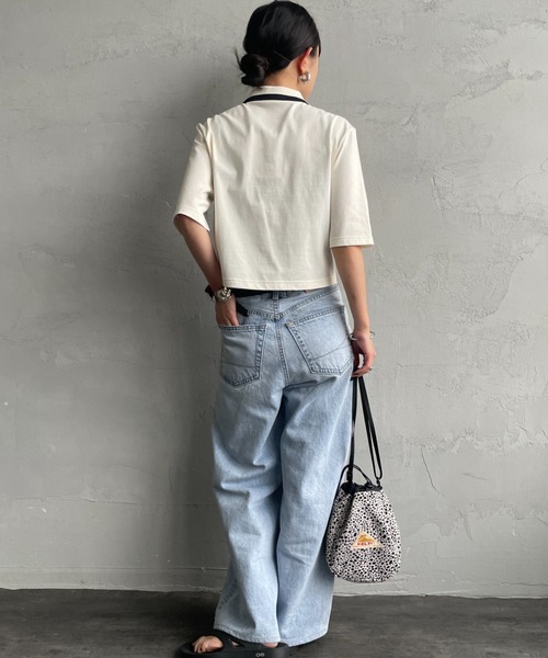 單線條短版POLO衫