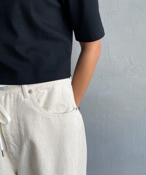 FRED PERRY（フレッドペリー）の「[FRED PERRY/フレッドペリー] シングルティップライン クロップド丈ポロシャツ（ポロシャツ・レディース・キナリ/ブラック・10）」の18枚目の写真