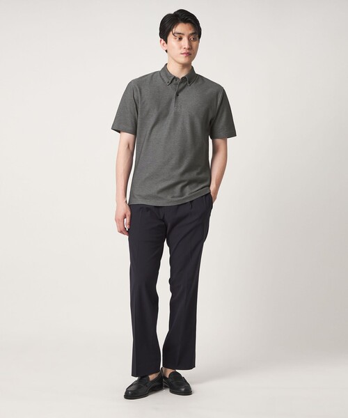 A DAY IN THE LIFE UNITED ARROWS（アデイインザライフユナイテッドアローズ）の「ドビー カノコ ボタンダウンポロシャツ-吸水速乾-＜A DAY IN THE LIFE＞（ポロシャツ・メンズ・ホワイト/グレー系/ダークブラウン・S/M/XL/L）」の22枚目の写真