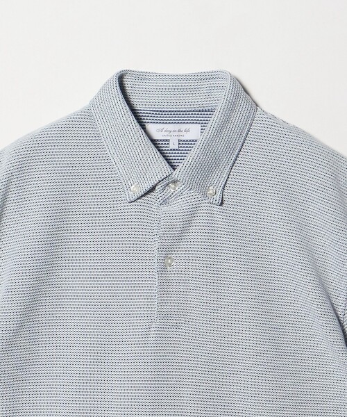 A DAY IN THE LIFE UNITED ARROWS（アデイインザライフユナイテッドアローズ）の「ドビー カノコ ボタンダウンポロシャツ-吸水速乾-＜A DAY IN THE LIFE＞（ポロシャツ・メンズ・ホワイト/グレー系/ダークブラウン・S/M/XL/L）」の10枚目の写真