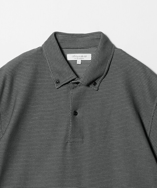 A DAY IN THE LIFE UNITED ARROWS（アデイインザライフユナイテッドアローズ）の「ドビー カノコ ボタンダウンポロシャツ-吸水速乾-＜A DAY IN THE LIFE＞（ポロシャツ・メンズ・ホワイト/グレー系/ダークブラウン・S/M/XL/L）」の13枚目の写真