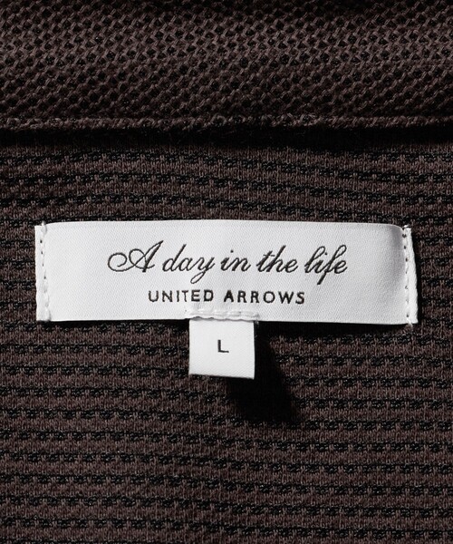 A DAY IN THE LIFE UNITED ARROWS（アデイインザライフユナイテッドアローズ）の「ドビー カノコ ボタンダウンポロシャツ-吸水速乾-＜A DAY IN THE LIFE＞（ポロシャツ・メンズ・ホワイト/グレー系/ダークブラウン・S/M/XL/L）」の15枚目の写真