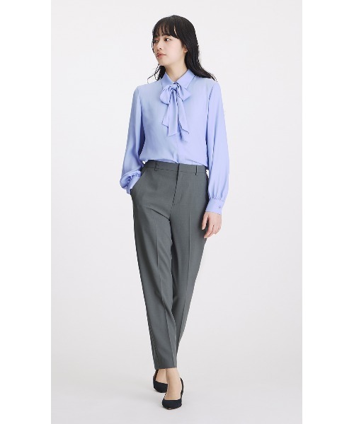 AOYAMA(アオヤマ)の「冷感わたしの推しパン 【テーパードパンツ】【涼】【セットアップ着用可】【裾上げ済み】(スーツパンツ・レディース・チャコールグレー・S/LL/L/M)」の8枚目の写真