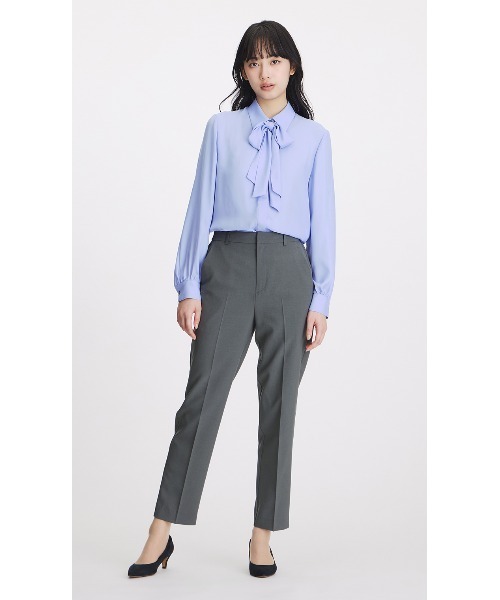 AOYAMA(アオヤマ)の「冷感わたしの推しパン 【テーパードパンツ】【涼】【セットアップ着用可】【裾上げ済み】(スーツパンツ・レディース・チャコールグレー・S/LL/L/M)」の9枚目の写真