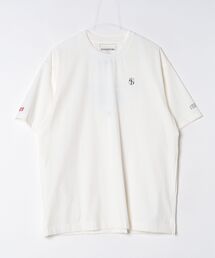 ESSENTIAL | ストレッチタフタ ロゴプリントTシャツ(Tシャツ/カットソー)