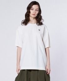 ストレッチタフタ ロゴプリントTシャツ