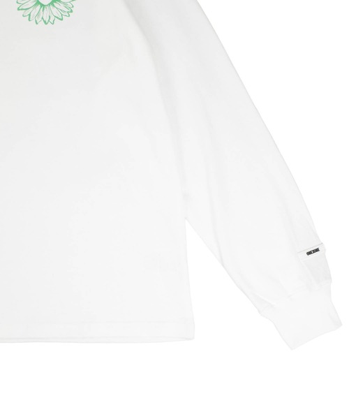 ONEXONE(ワンフォーワン)の「【ONEXONE/ワンフォーワン】DAISY LONG SLEEVE T-SHIRTS(Tシャツ/カットソー・メンズ・ホワイト/ブラック・MEDIUM)」の4枚目の写真
