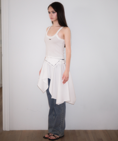 ROSEFRANTZ（ロゼフランツ）の「Soft Punching Lace Sleeveless [Ivory]（Tシャツ/カットソー・レディース・アイボリー・OS）」の3枚目の写真