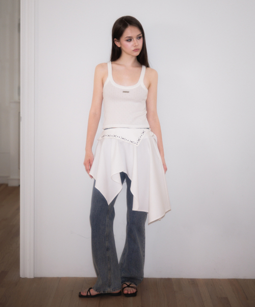 ROSEFRANTZ（ロゼフランツ）の「Soft Punching Lace Sleeveless [Ivory]（Tシャツ/カットソー・レディース・アイボリー・OS）」の4枚目の写真