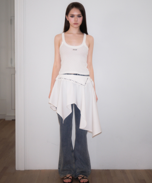 ROSEFRANTZ（ロゼフランツ）の「Soft Punching Lace Sleeveless [Ivory]（Tシャツ/カットソー・レディース・アイボリー・OS）」の8枚目の写真