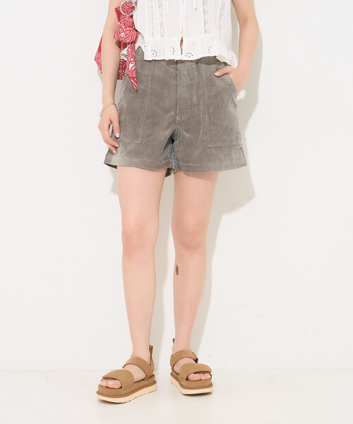 FREAK'S STORE(フリークスストア)の「Ocean Pacific × FREAK'S STORE/オーシャンパシフィック 【Beach & Festival】 HERITAGE CORDUROY SHORTS/ヘリテージ コーデュロイ ショートパンツ(その他パンツ・レディース・ブラウン/ブルー/ピンク/イエロー/グレー・フリ-)」の8枚目の写真