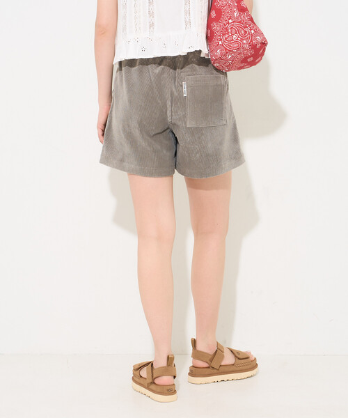 FREAK'S STORE(フリークスストア)の「Ocean Pacific × FREAK'S STORE/オーシャンパシフィック 【Beach & Festival】 HERITAGE CORDUROY SHORTS/ヘリテージ コーデュロイ ショートパンツ(その他パンツ・レディース・ブラウン/ブルー/ピンク/イエロー/グレー・フリ-)」の11枚目の写真