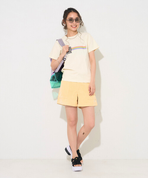 FREAK'S STORE(フリークスストア)の「Ocean Pacific × FREAK'S STORE/オーシャンパシフィック 【Beach & Festival】 HERITAGE CORDUROY SHORTS/ヘリテージ コーデュロイ ショートパンツ(その他パンツ・レディース・ブラウン/ブルー/ピンク/イエロー/グレー・フリ-)」の14枚目の写真