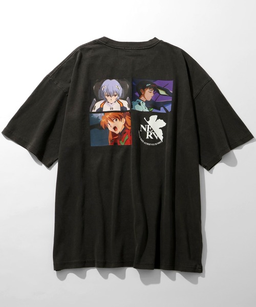 CORPUS SELECT(コーパストーキョー)の「【EVANGELION/エヴァンゲリオン】ヴィンテージピグメント加工アソートデザイン 半袖Tシャツ(Tシャツ/カットソー・メンズ・ブラック系2/ブラック系1/ブラック系3・XL/L/M)」の5枚目の写真