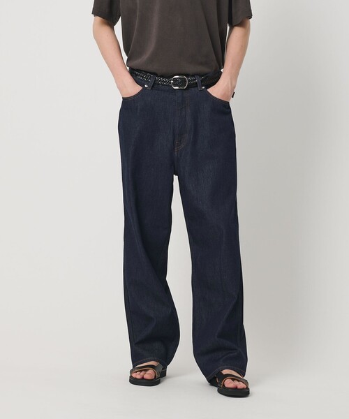 BEAUTY&YOUTH UNITED ARROWS(ビューティーアンドユースユナイテッドアローズ)の「11.5oz ライト ハイツイスト テーパード デニム パンツ NO.9(デニムパンツ・メンズ・ネイビー/ブラック・XL/L/S/M)」の3枚目の写真