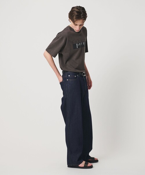 BEAUTY&YOUTH UNITED ARROWS(ビューティーアンドユースユナイテッドアローズ)の「11.5oz ライト ハイツイスト テーパード デニム パンツ NO.9(デニムパンツ・メンズ・ネイビー/ブラック・XL/L/S/M)」の5枚目の写真