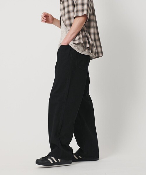 BEAUTY&YOUTH UNITED ARROWS(ビューティーアンドユースユナイテッドアローズ)の「11.5oz ライト ハイツイスト テーパード デニム パンツ NO.9(デニムパンツ・メンズ・ネイビー/ブラック・XL/L/S/M)」の8枚目の写真