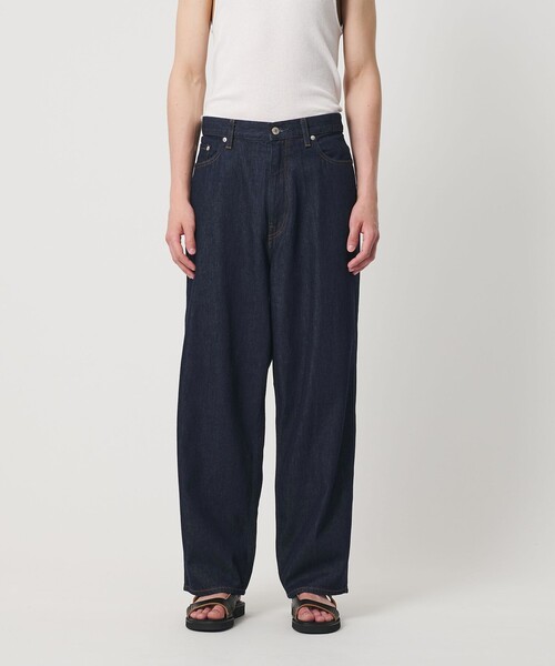 BEAUTY&YOUTH UNITED ARROWS(ビューティーアンドユースユナイテッドアローズ)の「11.5oz ライト ハイツイスト テーパード デニム パンツ NO.9(デニムパンツ・メンズ・ネイビー/ブラック・XL/L/S/M)」の9枚目の写真