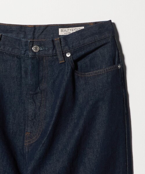 BEAUTY&YOUTH UNITED ARROWS(ビューティーアンドユースユナイテッドアローズ)の「11.5oz ライト ハイツイスト テーパード デニム パンツ NO.9(デニムパンツ・メンズ・ネイビー/ブラック・XL/L/S/M)」の14枚目の写真