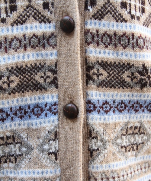 THE SHINZONE(ザ シンゾーン)の「THE SHINZONE/シンゾーン フェアアイルニットベスト FAIR ISLE KNIT VEST 26AMSNI08(ベスト・レディース・ネイビー/ベージュ・FREE)」の5枚目の写真