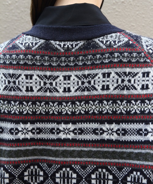 THE SHINZONE(ザ シンゾーン)の「THE SHINZONE/シンゾーン フェアアイルニットベスト FAIR ISLE KNIT VEST 26AMSNI08(ベスト・レディース・ネイビー/ベージュ・FREE)」の19枚目の写真