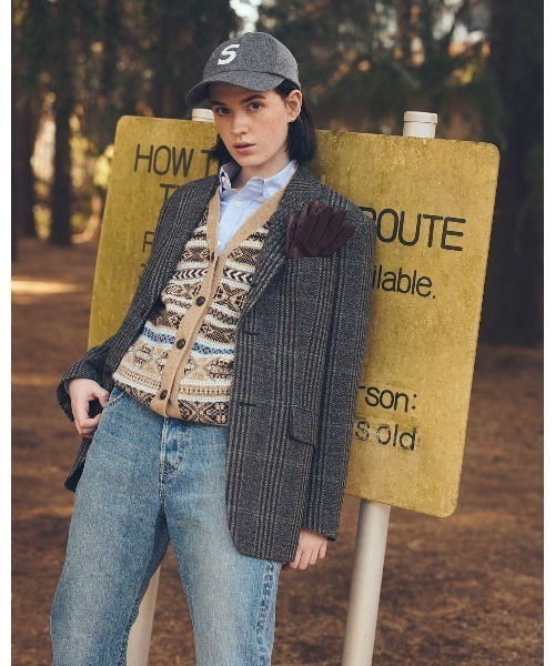 THE SHINZONE(ザ シンゾーン)の「THE SHINZONE/シンゾーン フェアアイルニットベスト FAIR ISLE KNIT VEST 26AMSNI08(ベスト・レディース・ネイビー/ベージュ・FREE)」の16枚目の写真