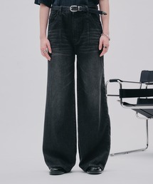 SELLE GLANT | PROCESSED STRAIGHT DENIM/プロセストストレートデニム(デニムパンツ)