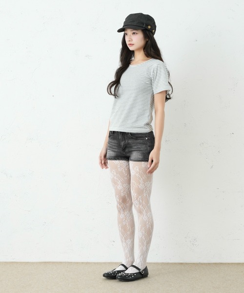 FCMM(エフシーエムエム)の「BORDER TEE / ボーダーTee(Tシャツ/カットソー・レディース・グレー/ブラック/グリーン・SMALL/MEDIUM)」の12枚目の写真
