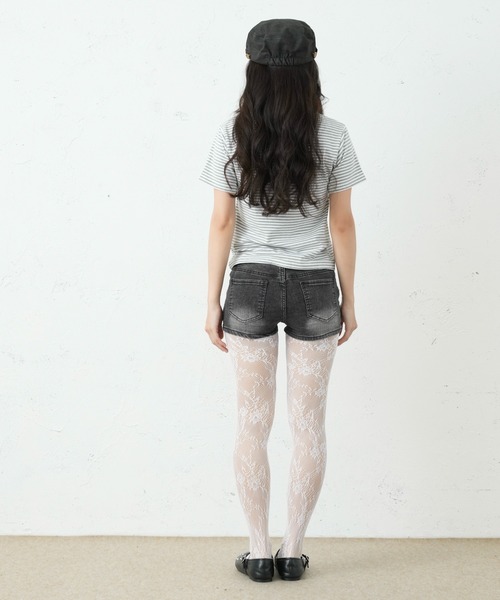 FCMM(エフシーエムエム)の「BORDER TEE / ボーダーTee(Tシャツ/カットソー・レディース・グレー/ブラック/グリーン・SMALL/MEDIUM)」の4枚目の写真