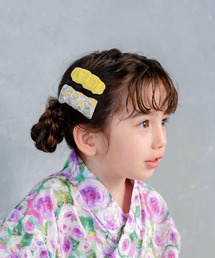 Rora（ローラ）の「ブルームレース パッチンどめ 3個セット (2colors)（バレッタ/ヘアクリップ）」