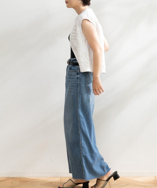 LEIN(リーン)の「ハンドステッチ総柄ベスト(ベスト・レディース・ブラック/ホワイト・FREE)」の5枚目の写真