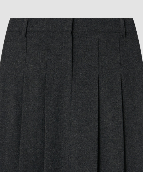 THE LILLE（ザ リル）の「Ever Pleats Wool Skirt_Gray（スカート・レディース・その他・MEDIUM/SMALL）」の4枚目の写真