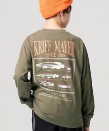KRIFF MAYER Kid's Collection（クリフメイヤーキッズコレクション）の「外遊びプリントロンT(古代魚)（Tシャツ/カットソー）」