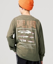 KRIFF MAYER Kid's Collection（クリフメイヤーキッズコレクション）の「外遊びプリントロンT(古代魚)（Tシャツ/カットソー）」