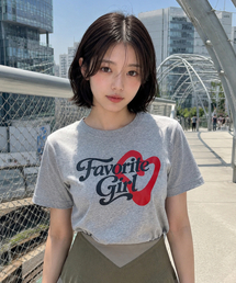PIEDPIPER（パイド・パイパー）の「フェイバリットガールTシャツグレー（Tシャツ/カットソー）」