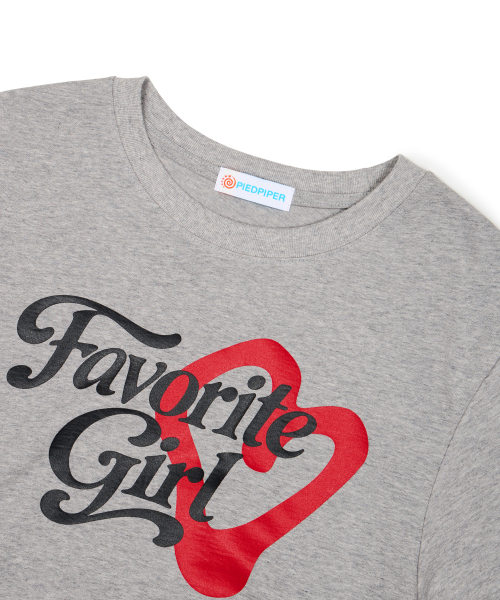 PIEDPIPER(パイド・パイパー)の「フェイバリットガールTシャツグレー(Tシャツ/カットソー・レディース・その他・1/2)」の4枚目の写真