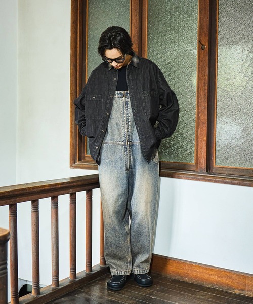 niko and...（ニコアンド）の「Plaid Panel Denim Shirt[niko and ...JEANS]（シャツ/ブラウス・メンズ・ブラック/ブルー・LARGE/MEDIUM）」の17枚目の写真