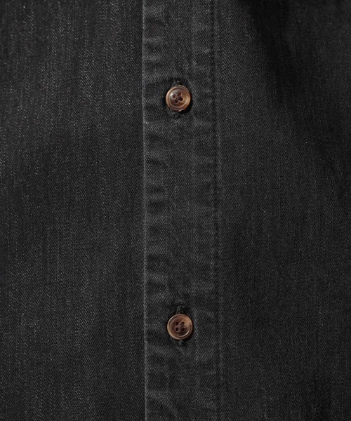niko and...（ニコアンド）の「Plaid Panel Denim Shirt[niko and ...JEANS]（シャツ/ブラウス・メンズ・ブラック/ブルー・LARGE/MEDIUM）」の10枚目の写真