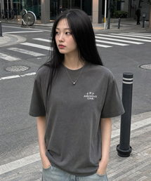 MOON FAIRY（ムーンフェアリー）の「FRT オーバーサイズ 半袖Tシャツ [チャコール]（Tシャツ/カットソー）」