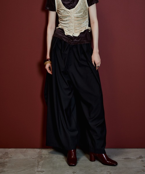 2026Autumn PRE-ORDER】Volume Suiting Pants/ボリュームスーチング