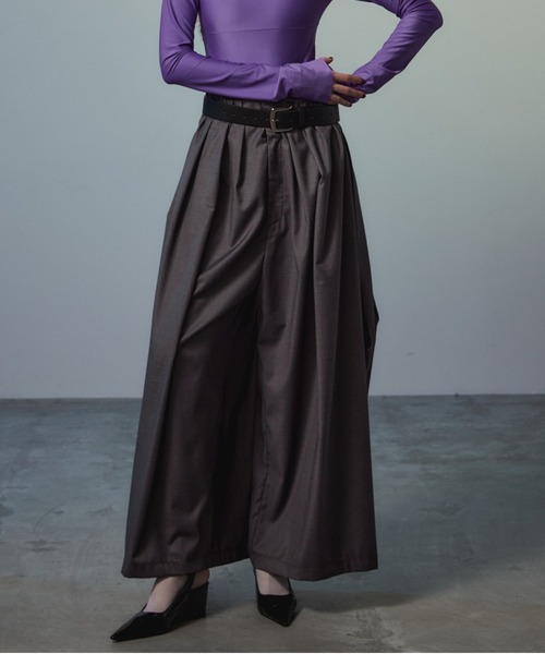 2026Autumn PRE-ORDER】Volume Suiting Pants/ボリュームスーチング