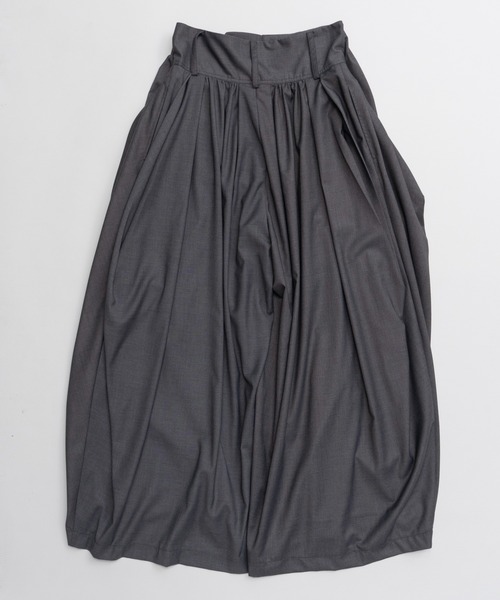 MAISON SPECIAL(メゾンスペシャル)の「Volume Suiting Pants/ボリュームスーチングパンツ(その他パンツ・レディース・ブラック/グレー・36/38)」の22枚目の写真