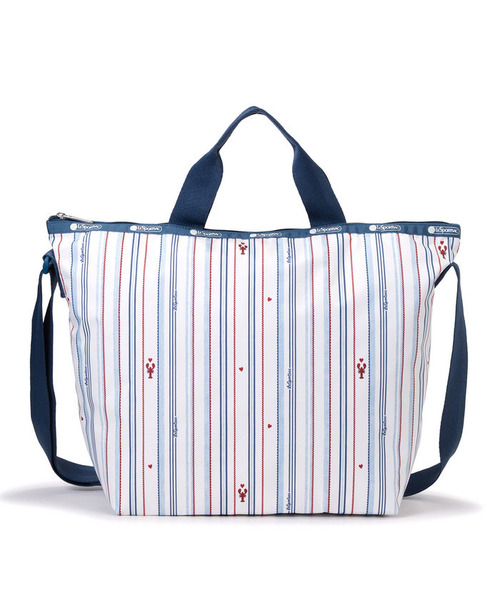 LeSportsac(レスポートサック)の「DELUXE EASY CARRY TOTE ジョイフルボヤージュ(トートバッグ・レディース・ブルー・FREE)」の4枚目の写真