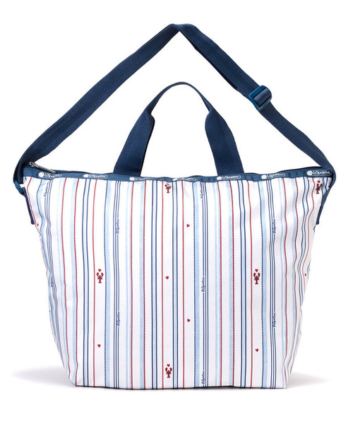 LeSportsac(レスポートサック)の「DELUXE EASY CARRY TOTE ジョイフルボヤージュ(トートバッグ・レディース・ブルー・FREE)」の7枚目の写真