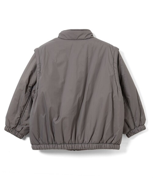 BEAMS mini（ビームスミニ）の「2WAY スリーブ 取り外し ブルゾン 2026FW (90～140cm)（ブルゾン・キッズ・チャコールグレー/グリーン系その他5・90/100/110/120/130/140）」の7枚目の写真