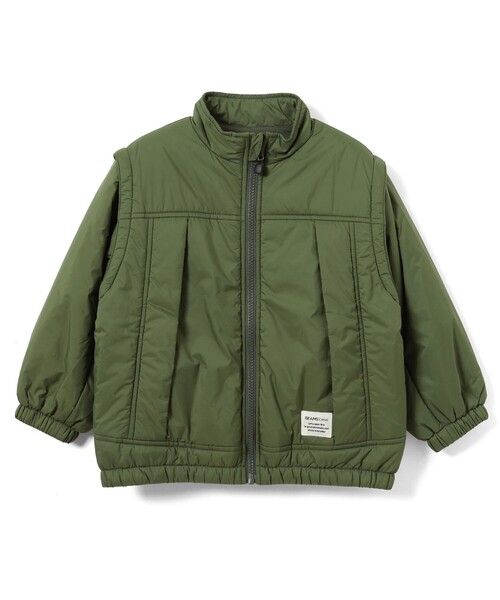 BEAMS mini（ビームスミニ）の「2WAY スリーブ 取り外し ブルゾン 2026FW (90～140cm)（ブルゾン・キッズ・チャコールグレー/グリーン系その他5・90/100/110/120/130/140）」の16枚目の写真
