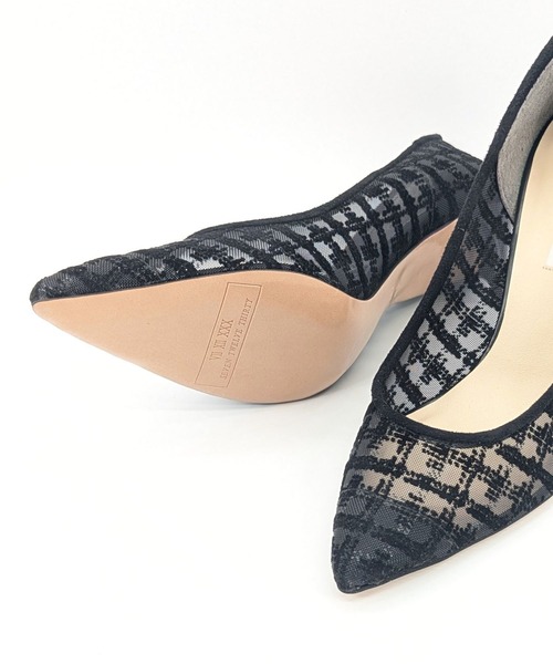 SEVEN TWELVE THIRTY（セヴントゥエルヴサーティー）の「スティレットヒール柄チュールパンプス（パンプス・レディース・ブラック系その他/ベージュ系その他・22.5cm/22cm/24.5cm/24cm/23.5cm/23cm）」の12枚目の写真