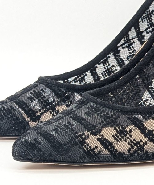 SEVEN TWELVE THIRTY（セヴントゥエルヴサーティー）の「スティレットヒール柄チュールパンプス（パンプス・レディース・ブラック系その他/ベージュ系その他・22.5cm/22cm/24.5cm/24cm/23.5cm/23cm）」の11枚目の写真